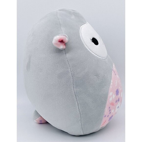 NWT Squishmallows 8” Elea Lamb Grey Pink Floral Belly Squishdate 05.30.2023 - Picture 4 of 7